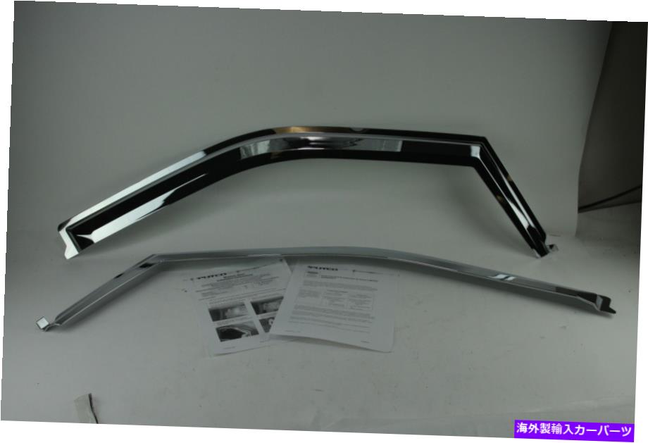 バグシールド ?OEM VFL3Z18246C本物のフォードクロムエアデフレクターサイドウィンドウ ~ OEM VFL3Z18246C Genuine Ford Chrome Air Deflectors Side Windows【並行輸入品】