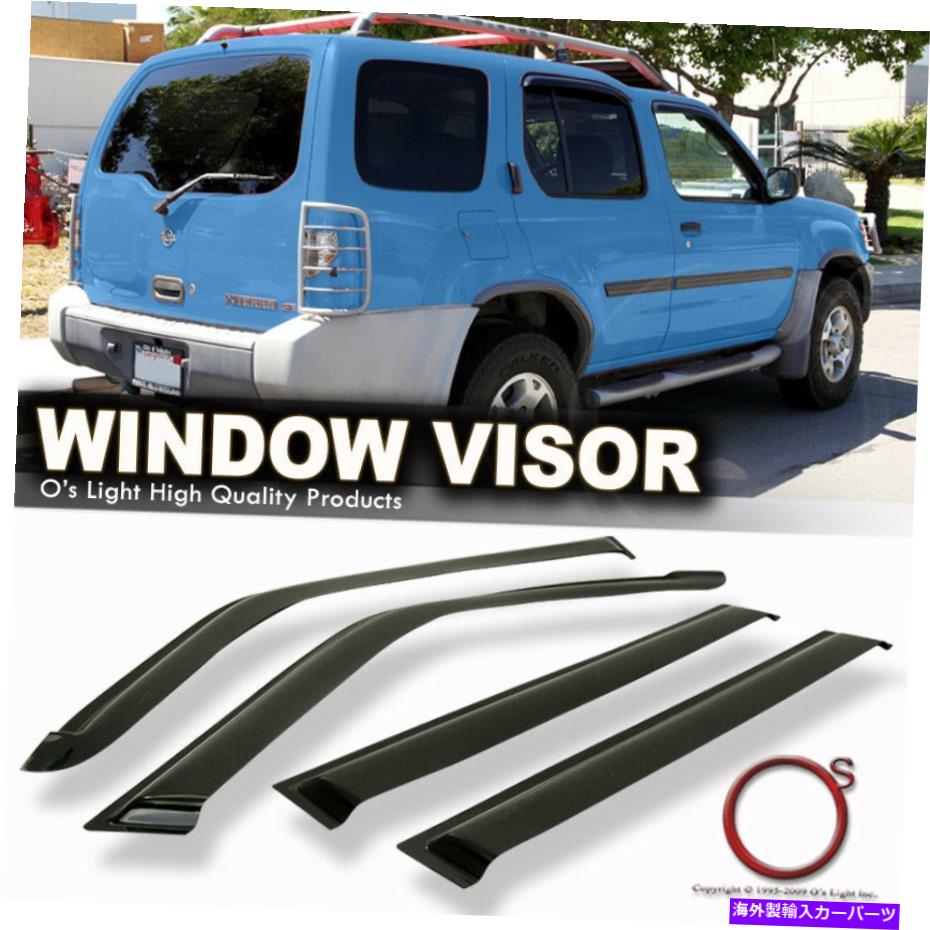 バグシールド 2000 2001 2002 2003 2004日産Xterraの窓バイザーレインガードデフレクター Window Visor Rain Guard Deflector For 2000 2001 2002 2003 2004 Nissan Xterra【並行輸入品】 38,396円