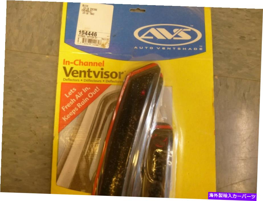 バグシールド Auto Ventshade 194446 2013から2019 Encoreおよび2015 2020 Trax 4 PC Auto ventshade 194446 2013 to 2019 Encore and 2015 2020 Trax 4 pc【並行輸入品】