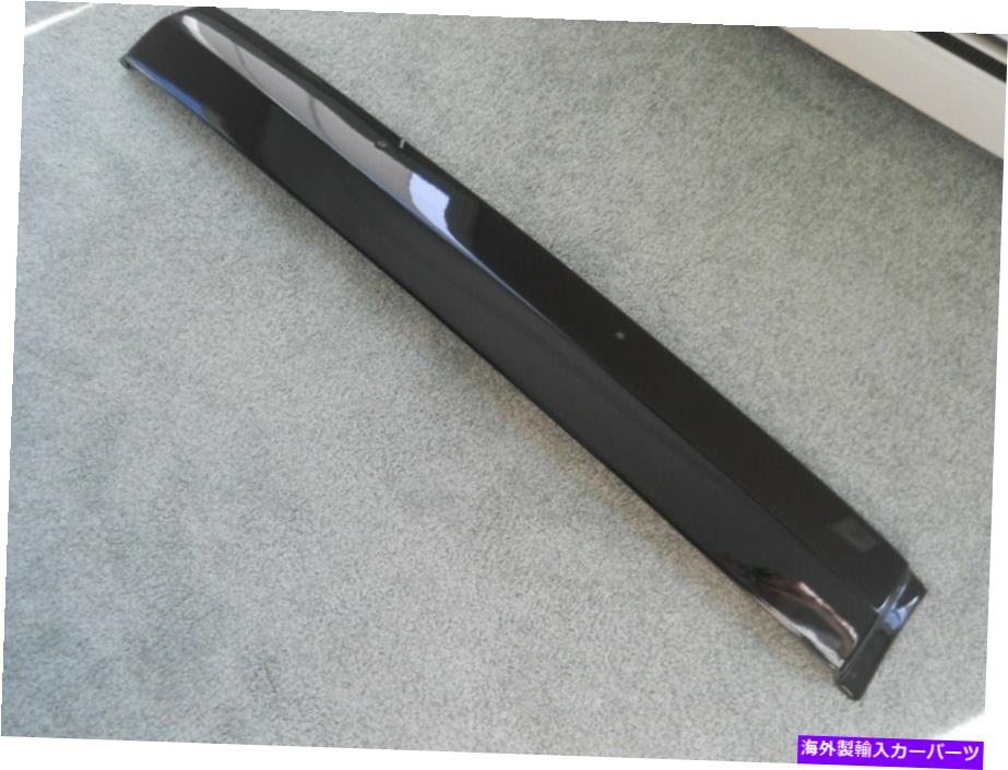 バグシールド リアウィンドデフレクターブラック1995シボレーブレザーまたはGMCジミー4ドアアルマウィンドII Rear Wind Deflector Black 1995 Chevrolet Blazer or GMC Jimmy 4 Door Armawind II【並行輸入品】