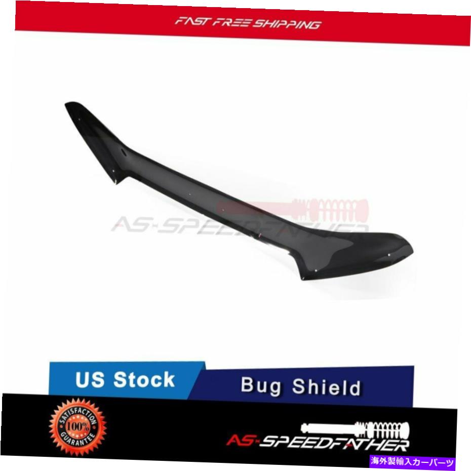 バグシールド 2014-2018 Subaru Forester Black Hood Deflectorバグシールド For 2014-2018 Subaru Forester Black Hood Deflector Bug Shield【並行輸入品】
