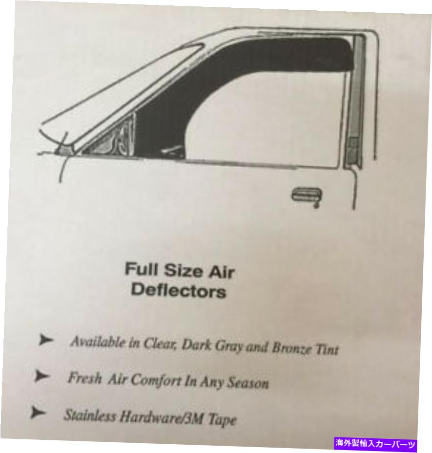 バグシールド 窓エアデフレクターオフロードスタイルはトヨタラヴ96/00 fwpautoに適合します Window air deflector off road style fits toyota RAV 96/00 fwpauto【並行輸入品】