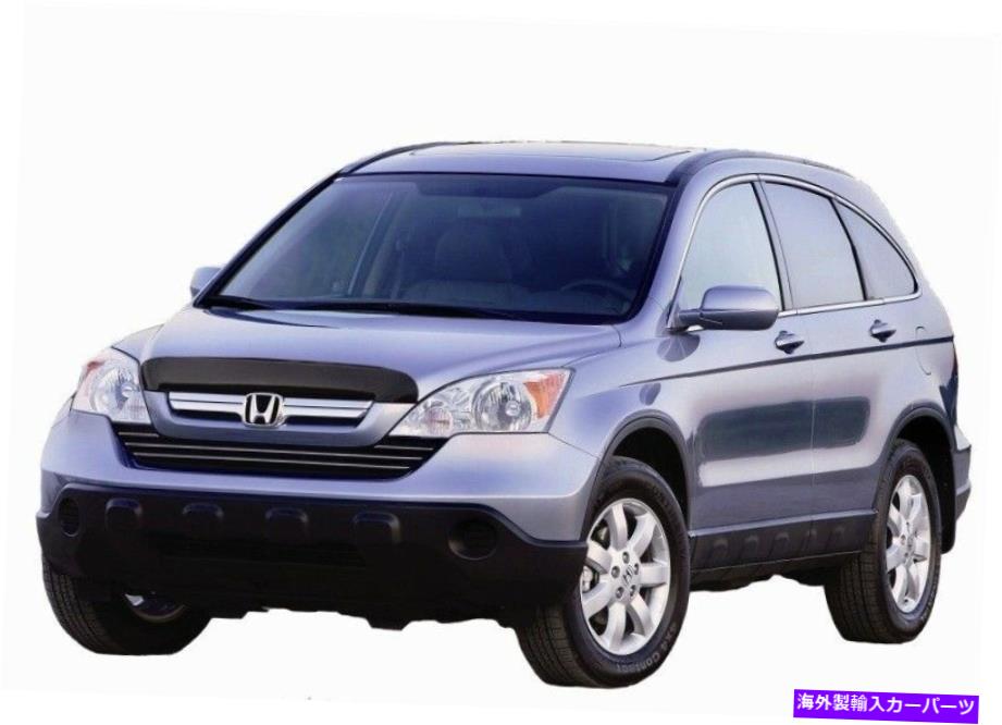 バグシールド 07-09のAVSホンダCR -Vエアロスキンロープロファイルアクリルフードシールド - 煙-AVS3 AVS for 07-09 Honda CR-V Aeroskin Low Profile Acrylic Hood Shield - Smoke - avs3【並行輸入品】