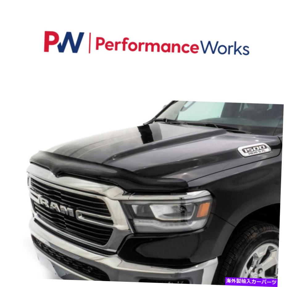 バグシールド AVS 25953 Bugflector IIフードシールド2019-2022 RAM 1500のアクリル煙 AVS 25953 Bugflector II Hood Shield Acrylic Smoke For 2019-2022 Ram 1500【並行輸入品】