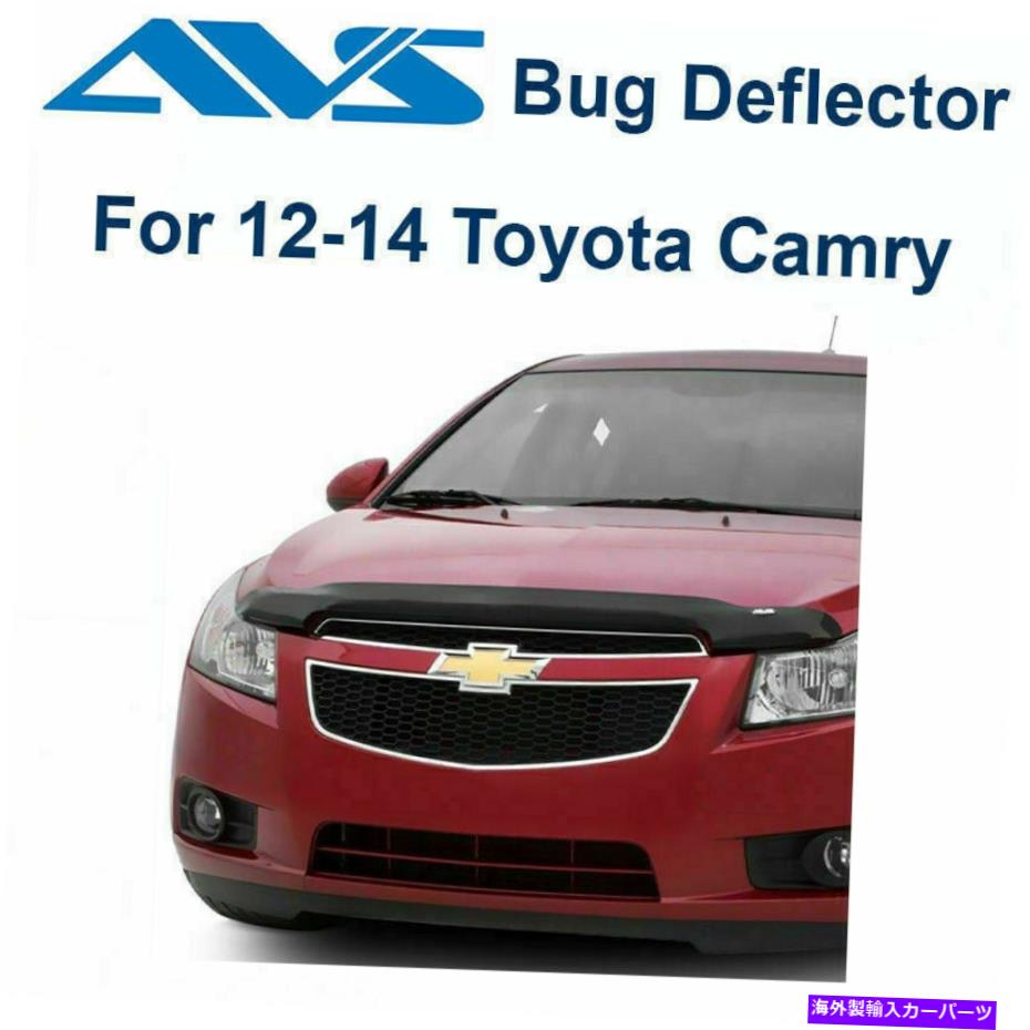 バグシールド AVSフードフェクタースモークフードプロテクターバグシールド20851フィット2012-14トヨタカムリ AVS Hoodflector Smoke Hood Protector Bug Shield 20851 Fits 2012-14 Toyota Camry【並行輸入品】