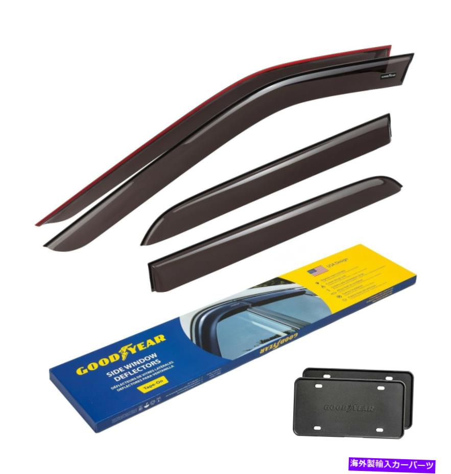 バグシールド レインガードは、11-19フォードエクスプローラーのために換気バイザーがシェードします Rain Guards Vent Visors Shade for 11-19 Ford Explorer【並行輸入品】