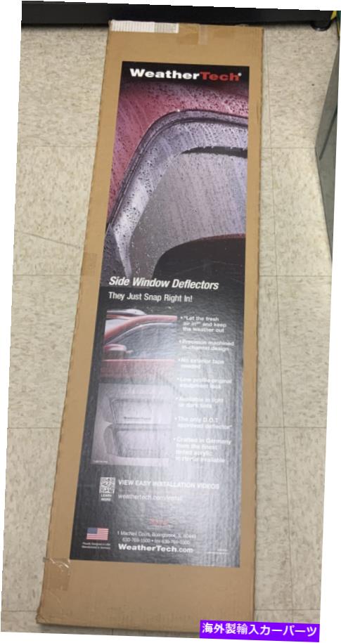 バグシールド ランドローバーレンジローバーのweathertechサイドウィンドウディフレクター14-19フロントダーク WeatherTech Side Window Deflectors for Land Rover Range Rover 14-19 Front Dark【並行輸入品】