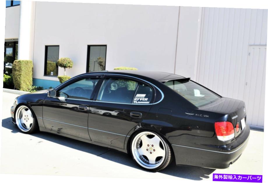 バグシールド HIC USA 1998?2005 GS 300/400/430 4DRベントシェードウィンドウバイザーの真新しい HIC USA 1998 to 2005 GS 300/400/430 4dr vent shade window visor brand new【並行輸入品】