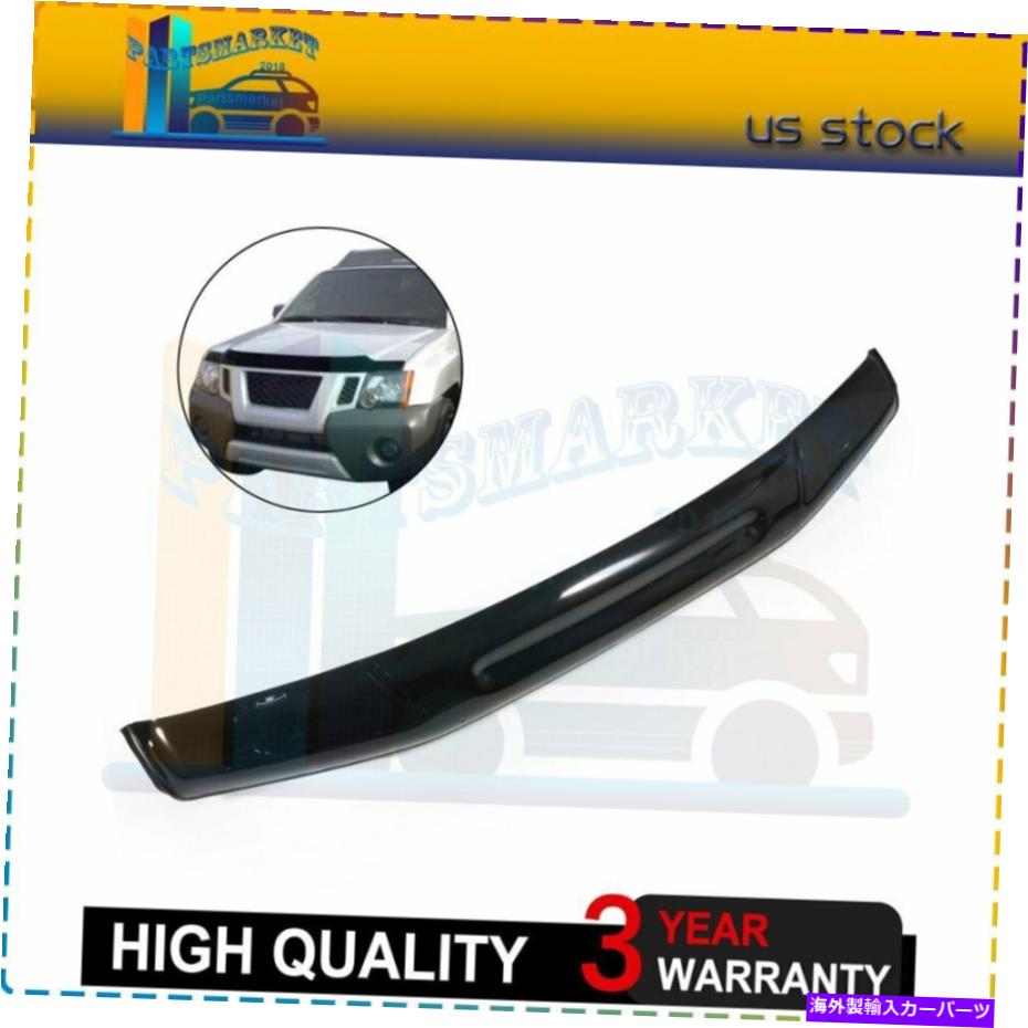バグシールド 2005-2018の日産フロンティアフードプロテクターストーンバグシールドアクリル For 2005-2018 Nissan Frontier Hood Protector Stone Bug Shield Acrylic【並行輸入品】