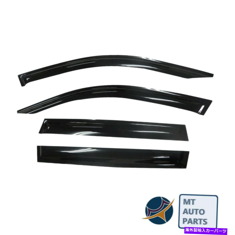 バグシールド Porshe Macan 2014-ガードウィンドウバイザードアベントデフレクターシールド用 For Porshe Macan 2014- Guard Window Visors Door Vent Deflector Shield【並行輸入品】