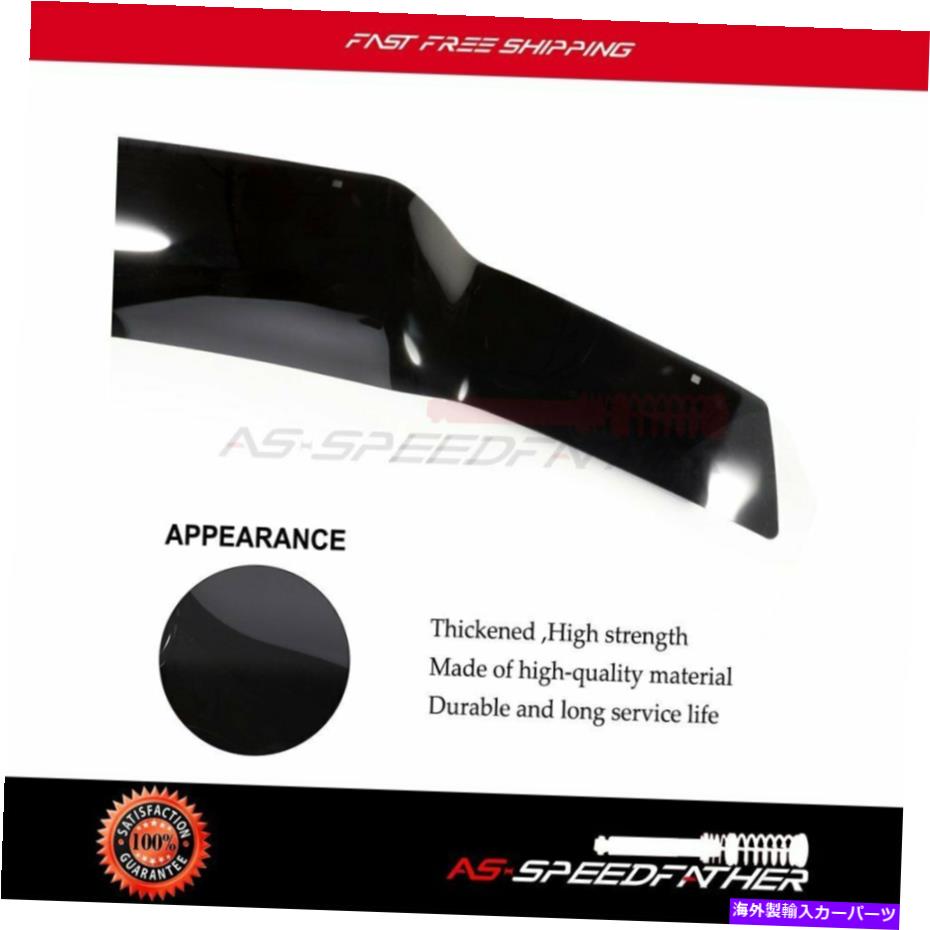 バグシールド 2006年から2014年のホンダリッジラインブラックフードデフレクターバグシールド For 2006-2014 Honda Ridgeline Black Hood Deflector Bug Shield【並行輸入品】