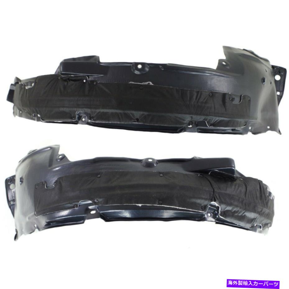 フェンダーライナー 2つのフェンダーライナーの新しいセットフロントドライバー＆乗客側LH RH New Set of 2 Fender Liners Front Driver & Passenger Side LH RH for CR-V Pair【並行輸入品】