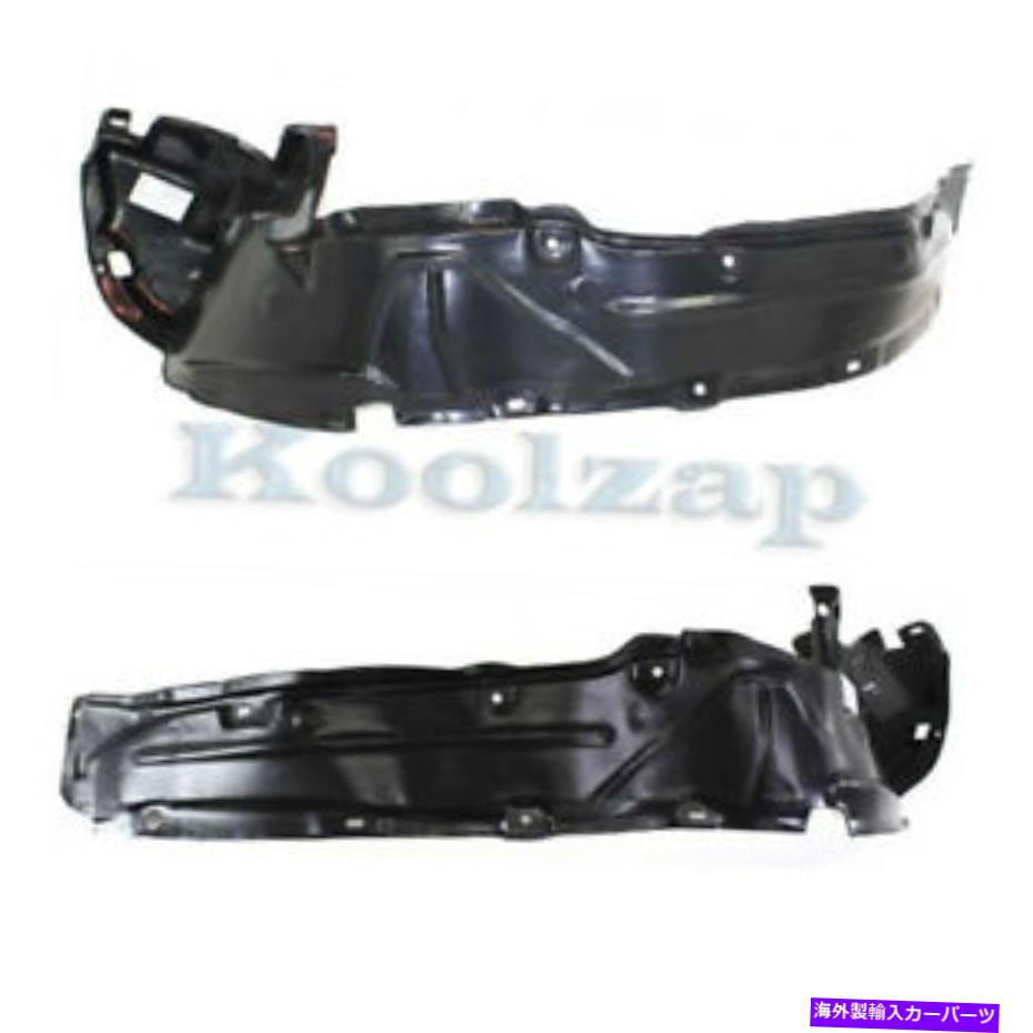 フェンダーライナー 97-01 CRV CR-Vフロントスプラッシュシールド内側フェンダーライナー左＆右セットペア For 97-01 CRV CR-V Front Splash Shield Inner Fender Liner Left & Right SET PAIR【並行輸入品】