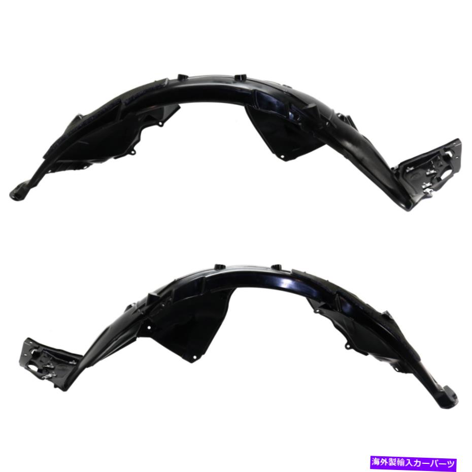 フェンダーライナー 2016-2018のフェンダーライナー2つのフロントドライバーと助手席側のホンダシビックセット Fender Liner For 2016-2018 Honda Civic Set of 2 Front Driver and Passenger Side【並行輸入品】