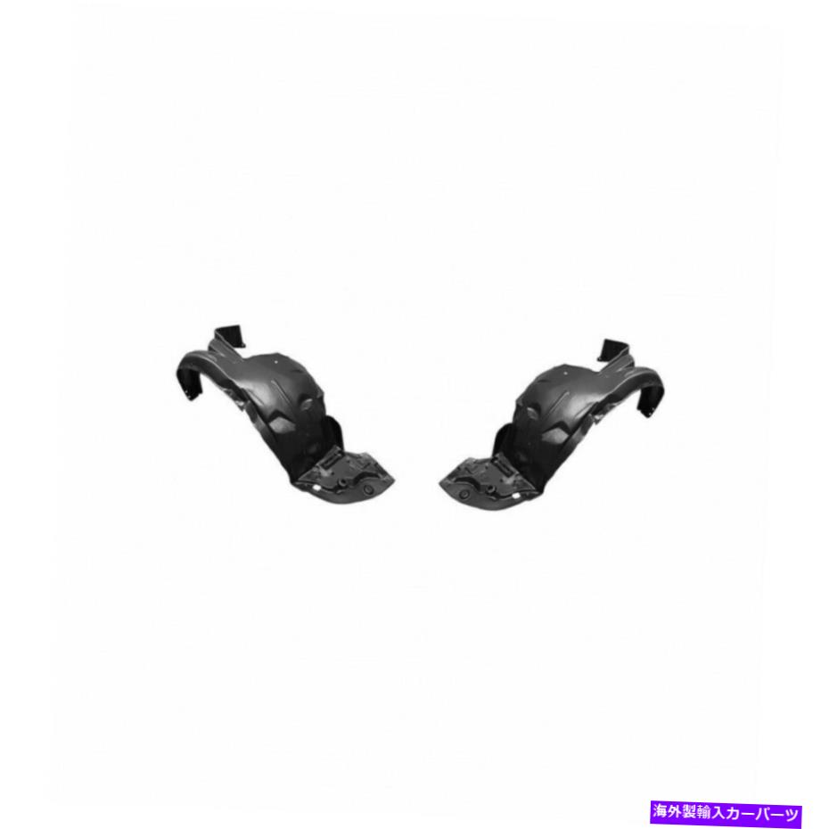 フェンダーライナー ホンダフィット2009 2010 2011フェンダーライナードライバーと乗客側のペアフロント For Honda Fit 2009 2010 2011 Fender Liner Driver and Passenger Side Pair Front【並行輸入品】