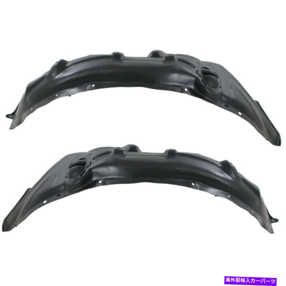 フェンダーライナー 2011-2013のフェンダーライナーダッジデュランゴフロント左＆右側セット2 Fender Liner For 2011-2013 Dodge Durango Front Left & Right Side Set of 2【並行輸入品】