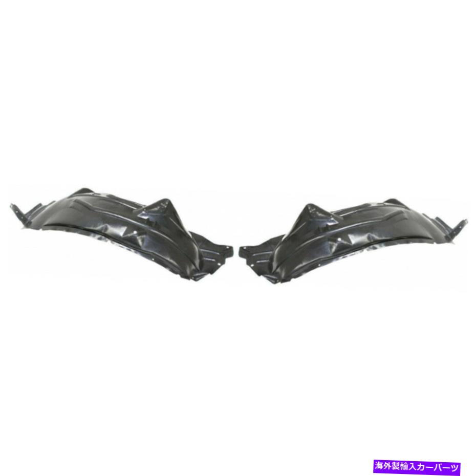 フェンダーライナー フォードF-350スーパーデューティスプラッシュガード/フェンダーライナー2005-2007 LH＆RHペアフロント For Ford F-350 Super Duty Splash Guard/Fender Liner 2005-2007 LH & RH Pair Front【並行輸入品】