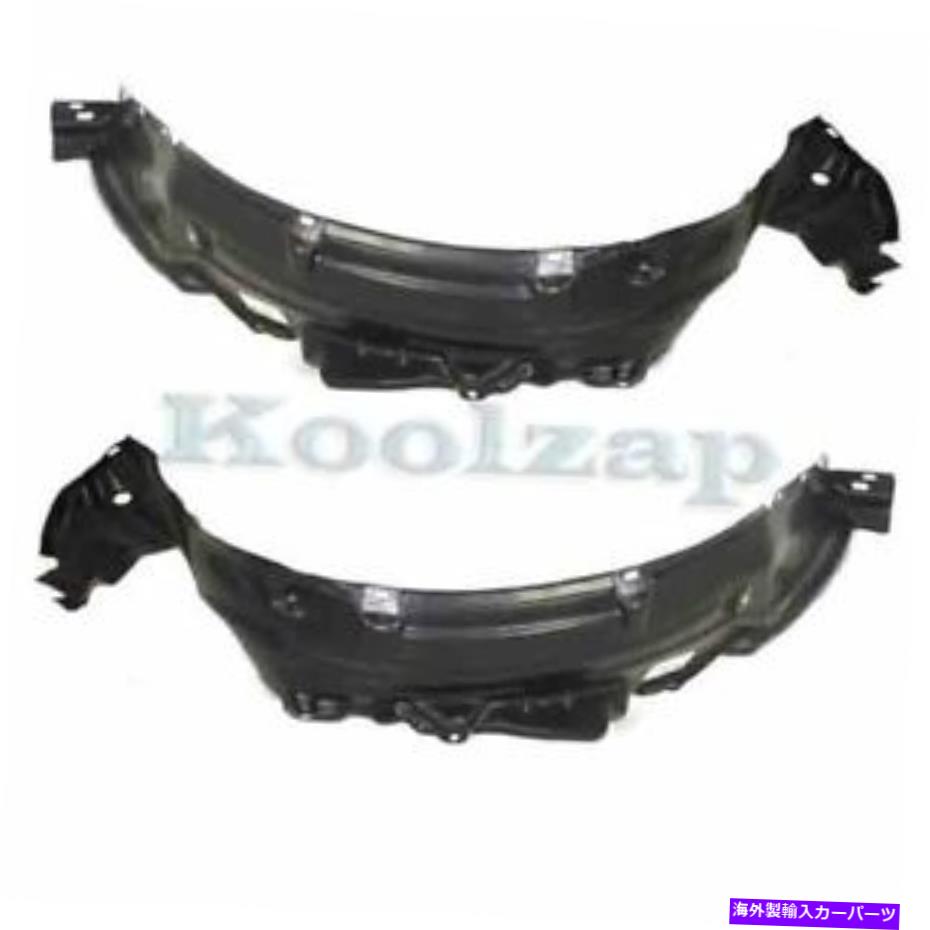 フェンダーライナー 00-06セントラフロントスプラッシュシールドインナーフェンダーライナー左右側セットペア For 00-06 Sentra Front Splash Shield Inner Fender Liner Left Right Side SET PAIR【並行輸入品】