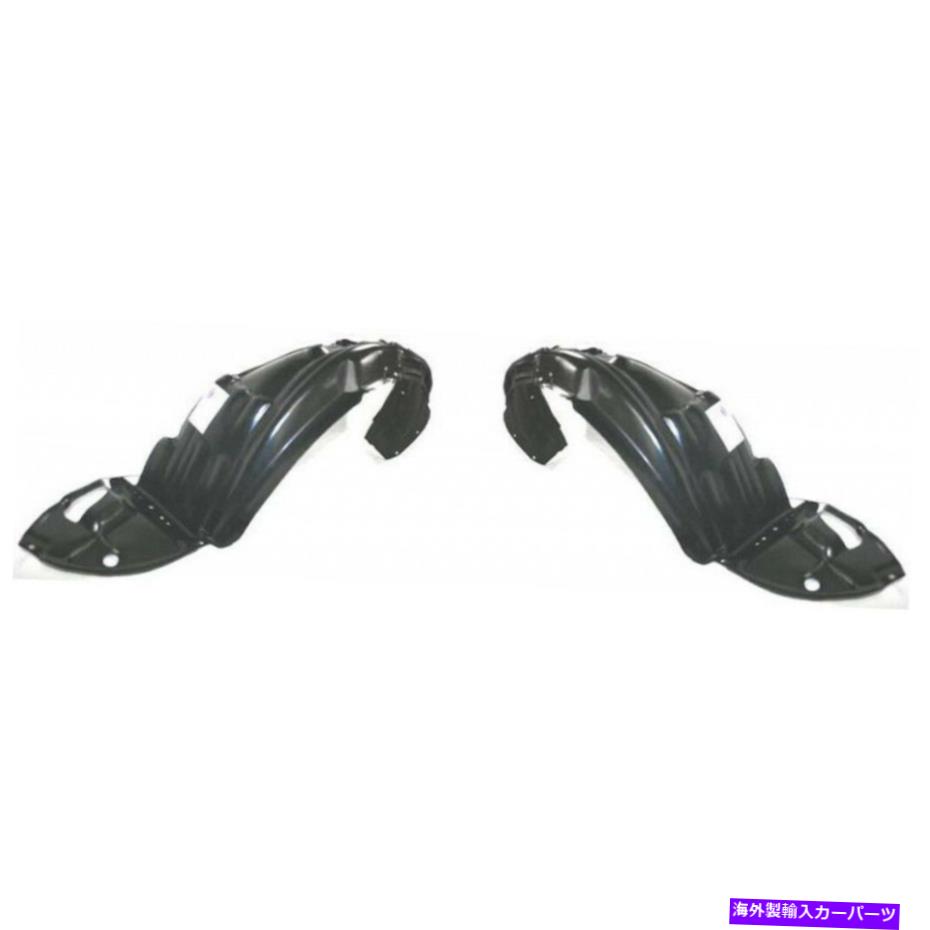 フェンダーライナー ポンティアックグランプリスプラッシュガード/フェンダーライナー1997-2003 RH＆LHペアフロント For Pontiac Grand Prix Splash Guard/Fender Liner 1997-2003 RH & LH Pair Front【並行輸入品】