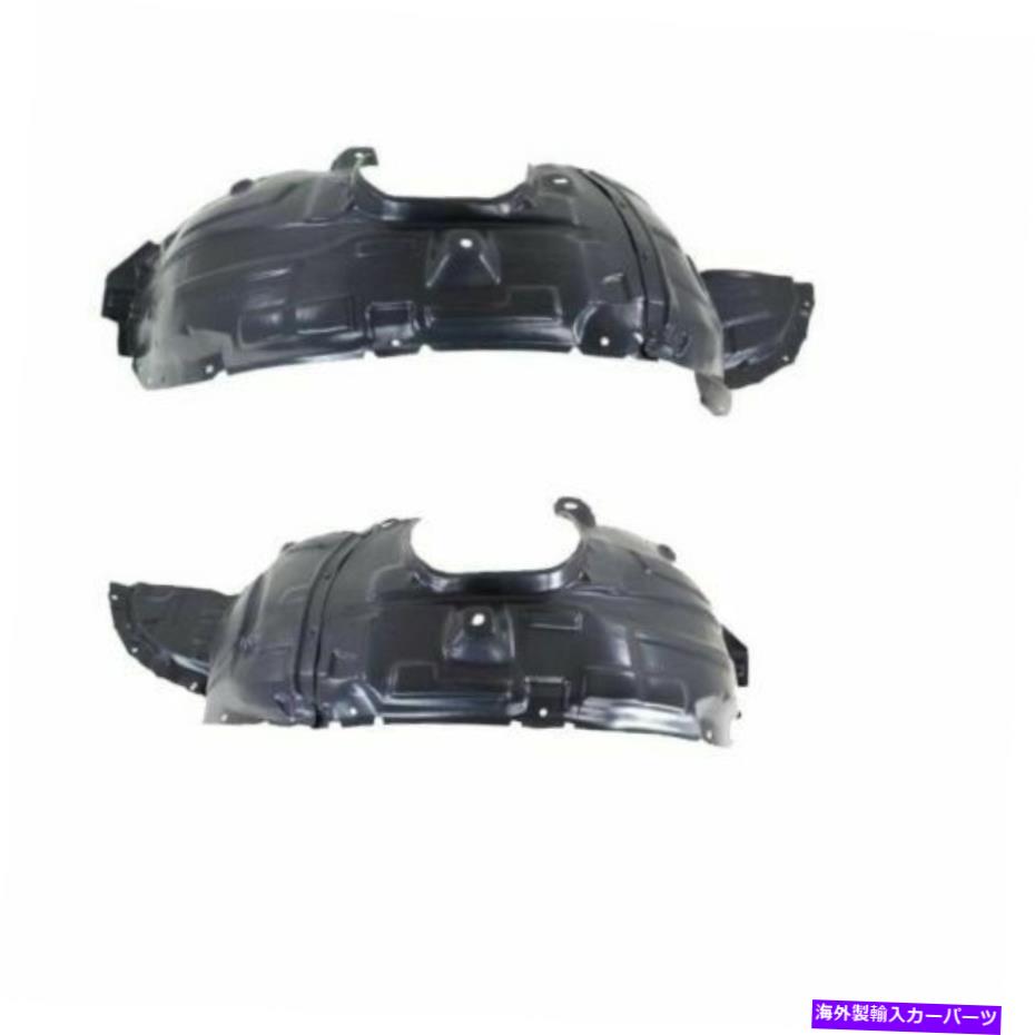 フェンダーライナー 2ドライバーと乗客のサイドのフェンダーライナーフロントセットマツダ3標準タイプ Fender Liner Front Set Of 2 Driver & Passenger Side Fits Mazda 3 Standard Type【並行輸入品】