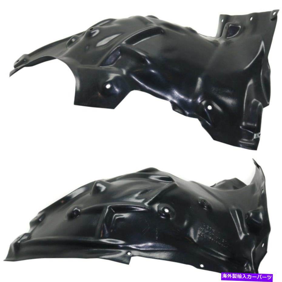 フェンダーライナー 2つのフェンダーライナーのペアセットBMW 328i gt xdriveの左と右lh＆rh＆rh＆rh Pair Set of 2 Fender Liners Front Left-and-Right LH & RH for BMW 328i GT xDrive【並行輸入品】