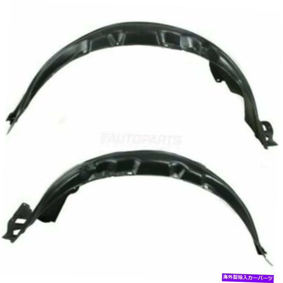 フェンダーライナー 新しいフロント左＆右側の内側フェンダーライナー4ドアフィット2007-2012 Acura RDX New Front Left & Right Side Inner Fender Liner 4-Door Fits 2007-2012 Acura RDX【並行輸入品】