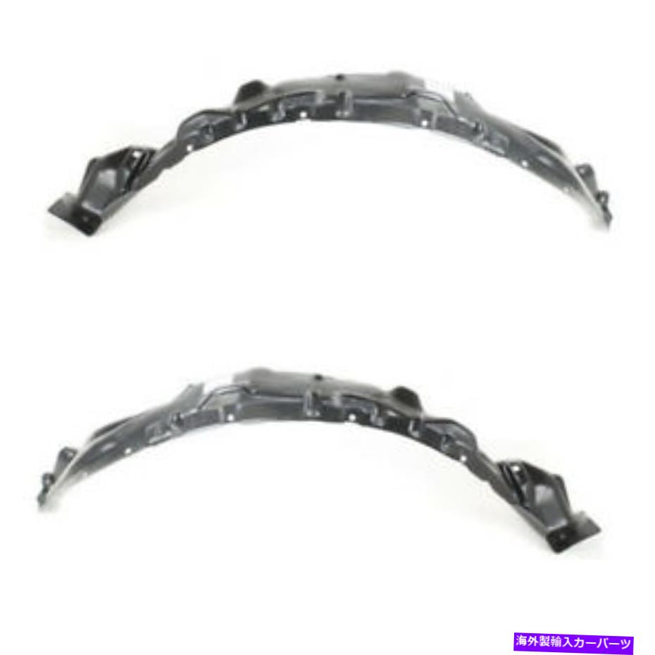 フェンダーライナー 01-04タコマピックアップフロントスプラッシュシールドインナーフェンダーライナー左と右ペア For 01-04 Tacoma Pickup Front Splash Shield Inner Fender Liner Left & Right PAIR【並行輸入品】