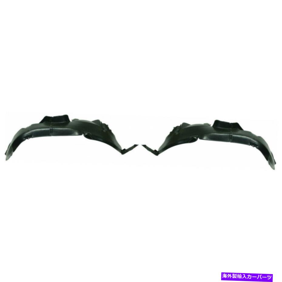 フェンダーライナー Kia Sportage Splash Guard/Fender Liner 2005-2010 LHおよびRHペア/セットフロント For Kia Sportage Splash Guard/Fender Liner 2005-2010 LH and RH Pair/Set Front【並行輸入品】