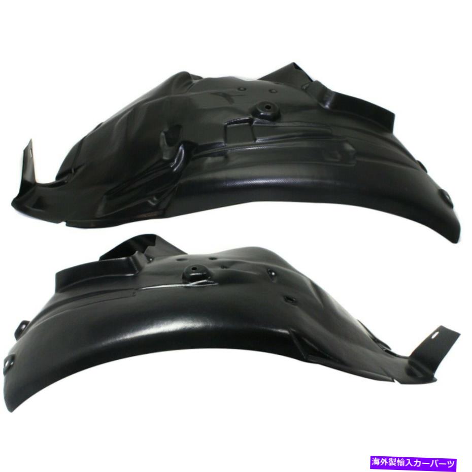フェンダーライナー 3シリーズクーペLH＆RH M3ペアの2つの前面左と右のフェンダーライナーセット Fender Liners Set of 2 Front Left-and-Right for 3 Series Coupe LH & RH M3 Pair【並行輸入品】