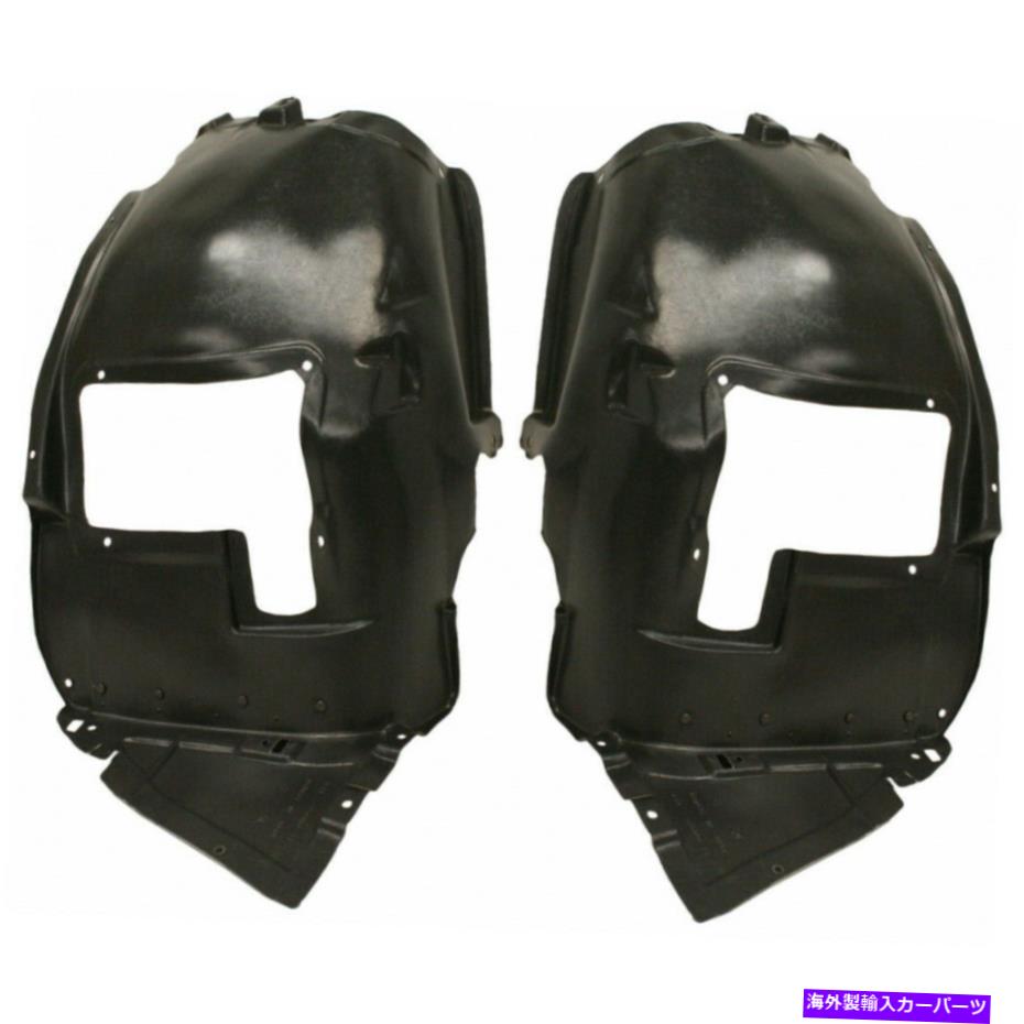 フェンダーライナー BMW 335XIスプラッシュガード/フェンダーライナー2008 LHおよびRHペアフロントW/ターボベース用 For BMW 335xi Splash Guard/Fender Liner 2008 LH and RH Pair Front w/ Turbo Base【並行輸入品】