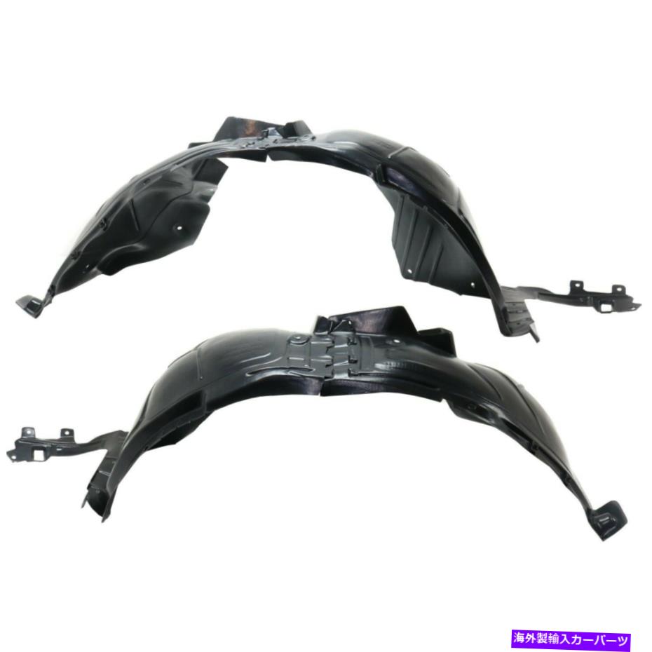 フェンダーライナー 2013-2015のスプラッシュシールドシボレーマリブフロント左＆右側セット2 Splash Shield For 2013-2015 Chevrolet Malibu Front Left & Right Side Set of 2【並行輸入品】