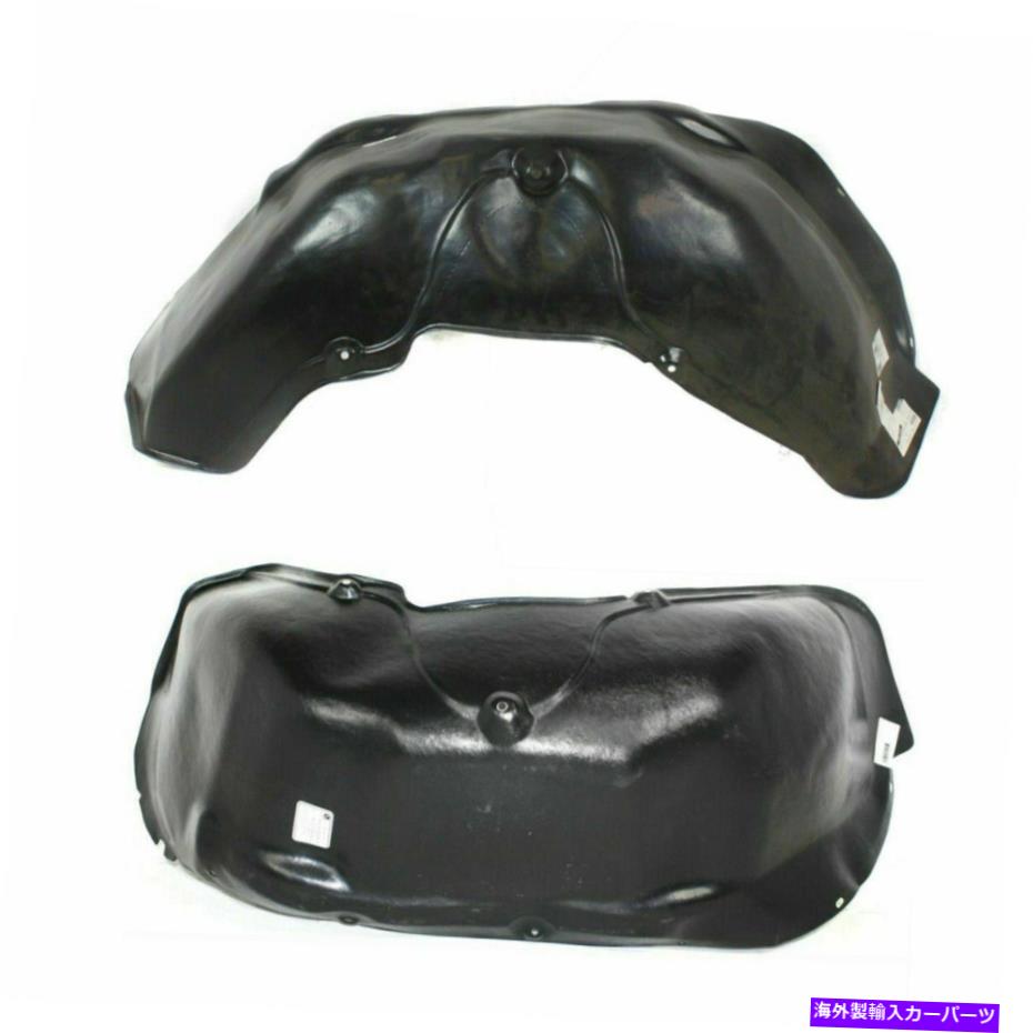 フェンダーライナー 2フィットの新しいセットダッジフルP/U 1994-2002フロント左＆右側フェンダーライナー New Set of 2Fits DODGE FULL P/U 1994-2002 Front Left & Right Side Fender Liner【並行輸入品】