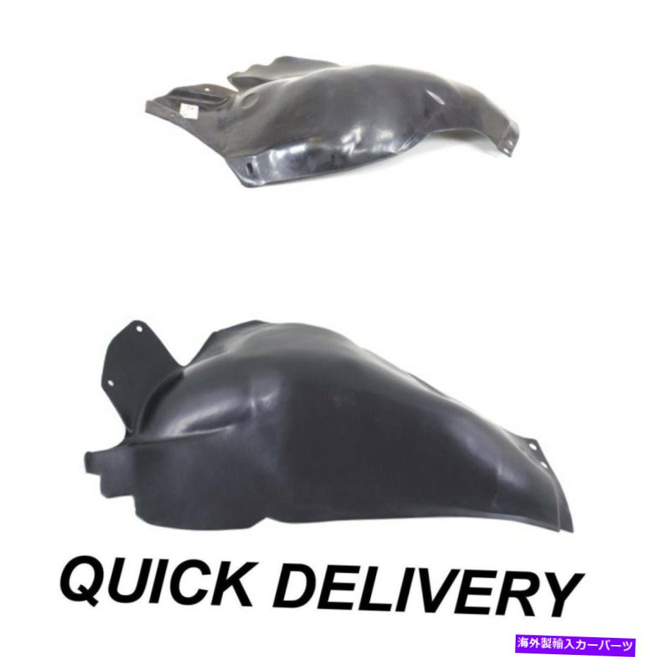 フェンダーライナー 2つのフロントドライバーと助手席側のフェンダーライナーセットフォードサンダーバード Fender Liner Set of 2 Front Driver & Passenger Side Fits Ford Thunderbird【並行輸入品】