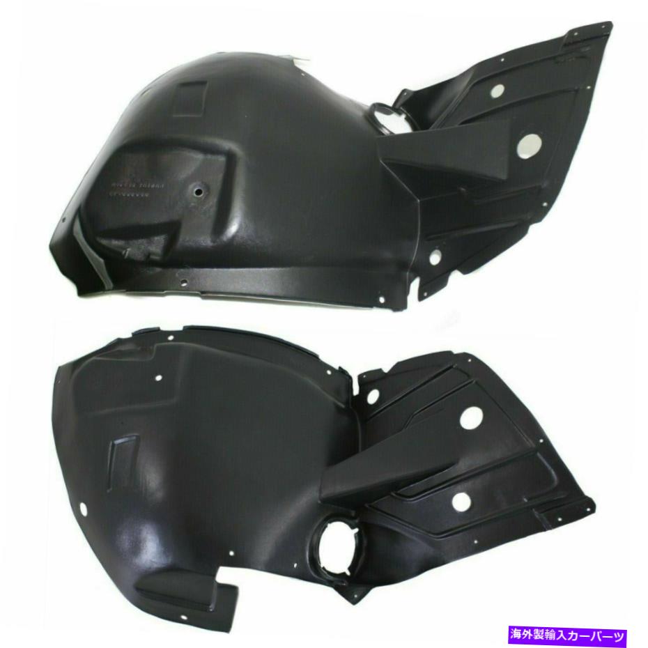 フェンダーライナー 新しい新しいRH＆LHフェンダーライナースプラッシュシールドフィット2009-2015 Cadillac CTS Vモデル New New Rh & Lh Fender Liner Splash Shield Fits 2009-2015 Cadillac Cts V Model【並行輸入品】
