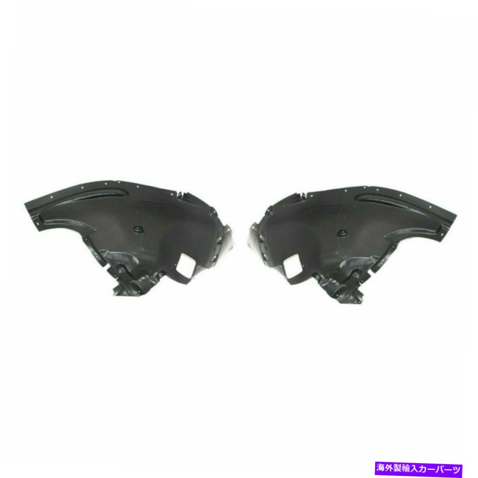 フェンダーライナー 新しいフロントドライバーと乗客側フェンダーライナーフィット2008-2014 BMW X6 4ドア New Front Driver & Passenger Side Fender Liner Fits 2008-2014 BMW X6 4-Door【並行輸入品】