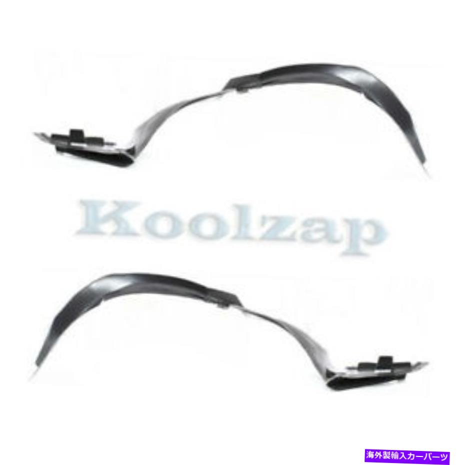 フェンダーライナー 05-10 G6フロントスプラッシュシールドインナーフェンダーライナーパネル左と右のセットペア For 05-10 G6 Front Splash Shield Inner Fender Liner Panel Left & Right SET PAIR【並行輸入品】