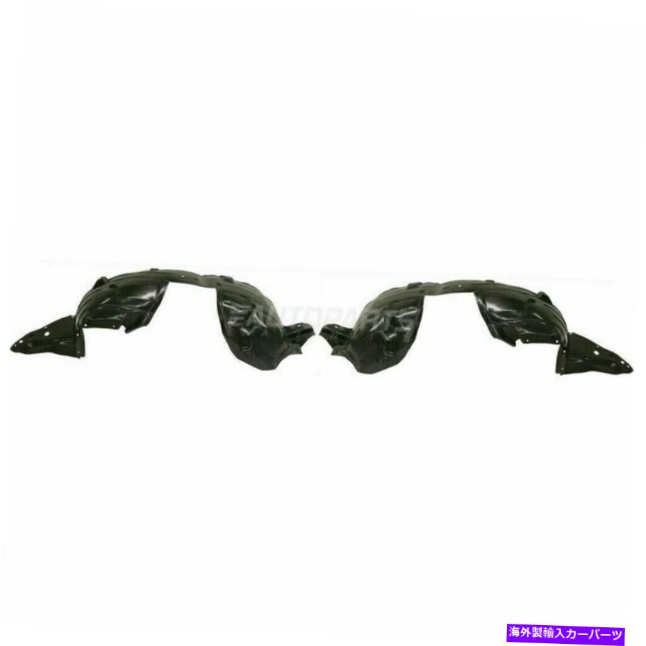フェンダーライナー 新しいフロント左＆右フェンダーライナープラスチックフィット2007 2008 2009日産セントラ New Front Left & Right Fender Liner Plastic Fits 2007 2008 2009 Nissan Sentra【並行輸入品】