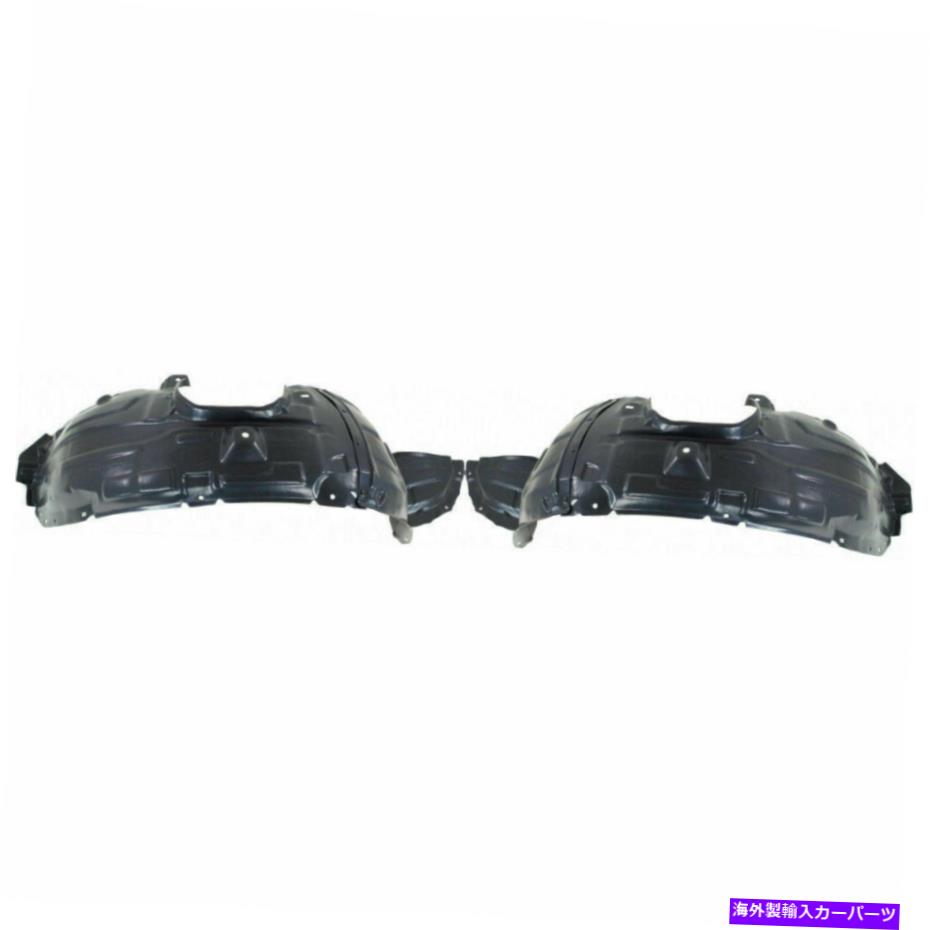 フェンダーライナー 2つの新しいセットマツダ3 04-06フロントドライバーと乗客サイドインナーフェンダーライナー New Set of 2 Fits MAZDA 3 04-06 Front Driver & Passenger Side Inner Fender Liner【並行輸入品】