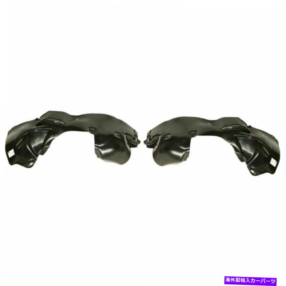 フェンダーライナー 2つの新しいセットジープグランドチェロキー05-07フロント左＆右側フェンダーライナー New Set of 2 Fits JEEP GRAND CHEROKEE 05-07 Front Left & Right Side Fender Liner【並行輸入品】