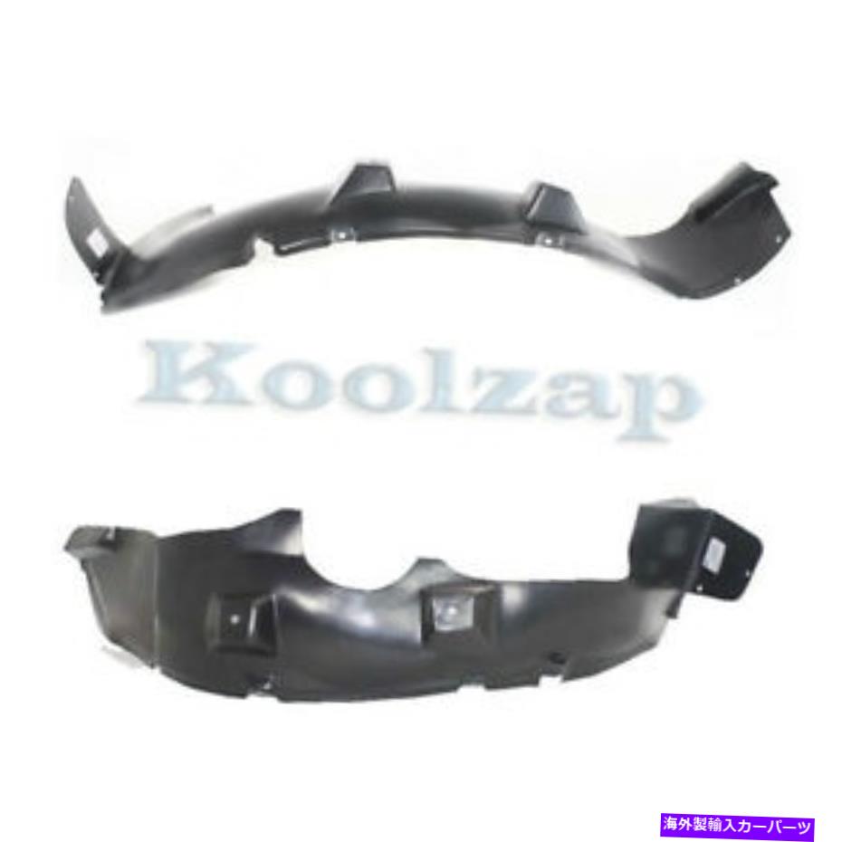 フェンダーライナー 05-09 equinox/torrentフロントスプラッシュシールド内側フェンダーライナーパネルセットペア For 05-09 Equinox/Torrent Front Splash Shield Inner Fender Liner Panel SET PAIR【並行輸入品】