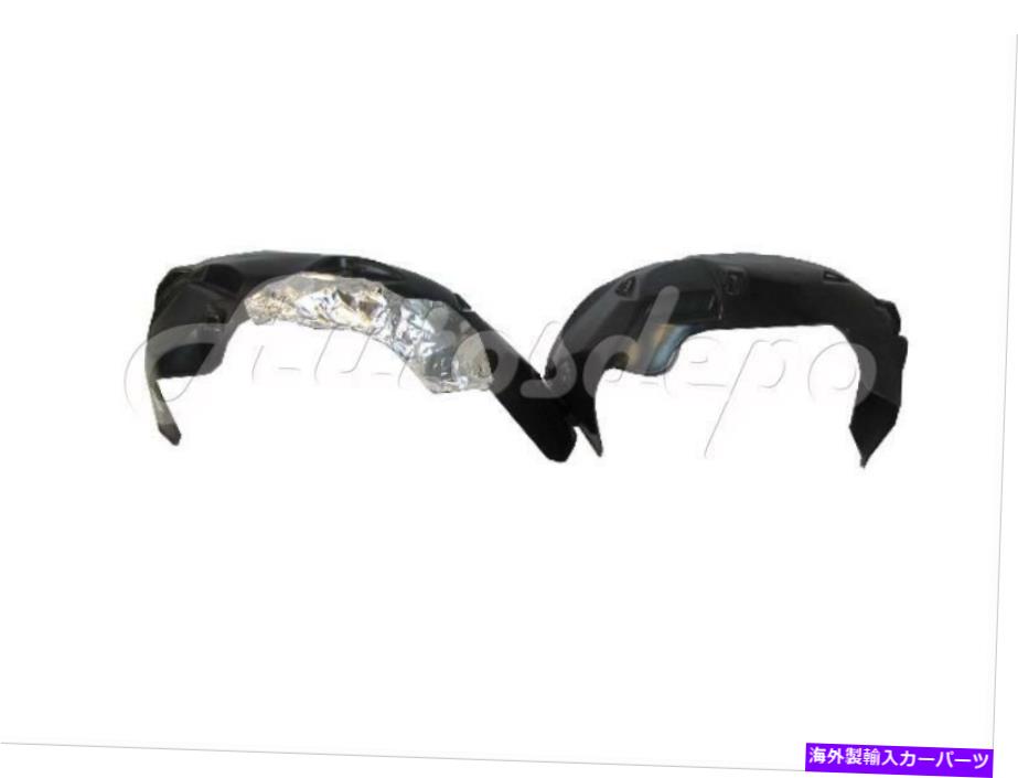 フェンダーライナー 05-07ダッジダコタフロントフェンダーライナースプラッシュシールドセット FOR 05-07 DODGE DAKOTA FRONT FENDER LINER SPLASH SHIELD SET【並行輸入品】