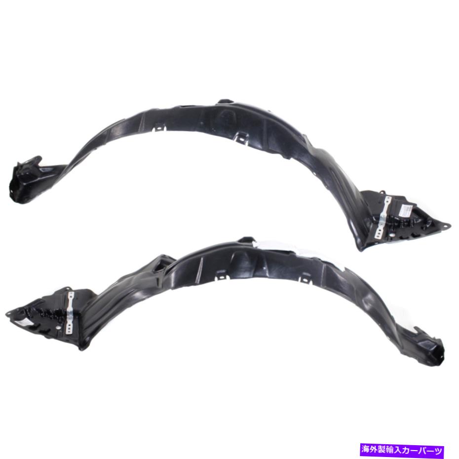フェンダーライナー 2015-2017のSplash ShieldセットトヨタプリウスV 2 PCSフロント左＆右側 Splash Shield Set For 2015-2017 Toyota Prius V 2 Pcs Front Left & Right Side【並行輸入品】
