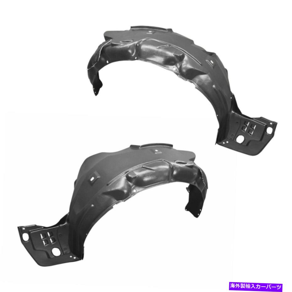 フェンダーライナー 2012年のホンダシビッククーペ向けの新しいフロントドライバーと乗客側フェンダーライナーセット New Front Driver & Passenger Side Fender Liner Set For 2012 Honda Civic Coupe【並行輸入品】