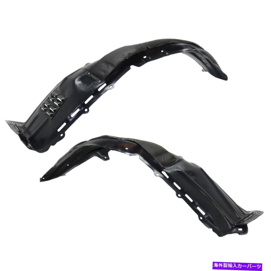 フェンダーライナー NX200Tペアの2つのフェンダーライナーフロントドライバーと乗客サイドLH RHの新しいセット New Set of 2 Fender Liners Front Driver & Passenger Side LH RH for NX200t Pair【並行輸入品】