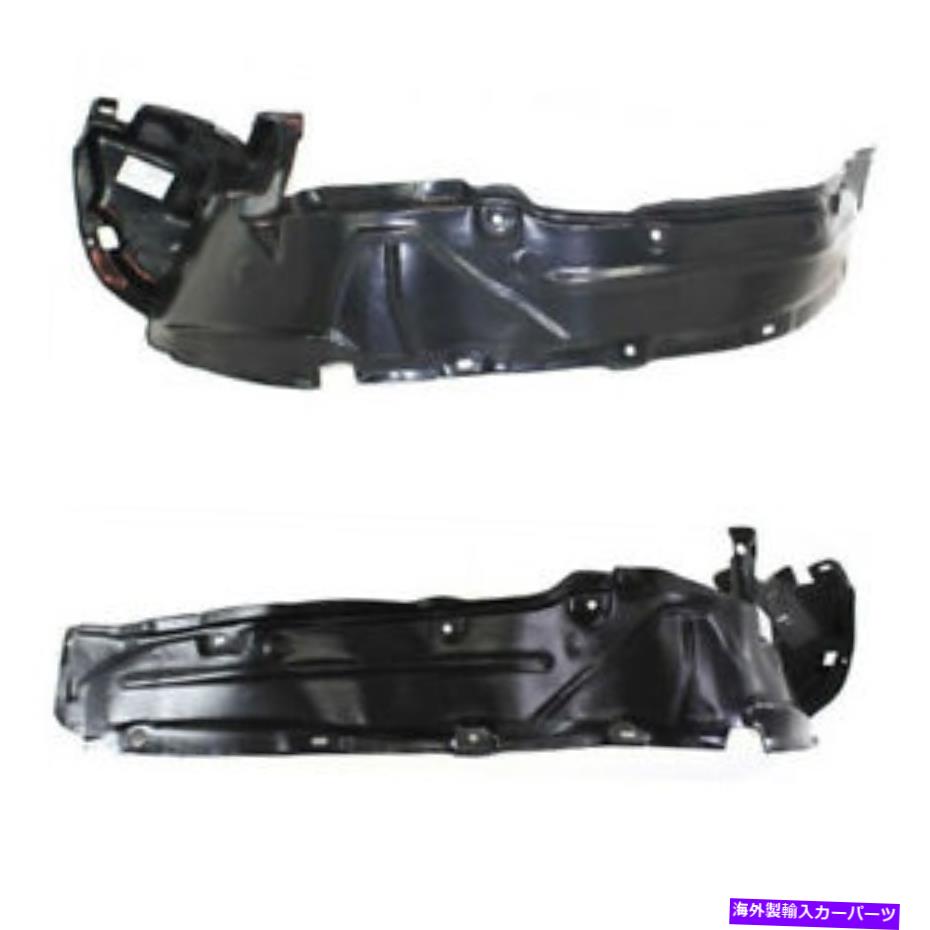 フェンダーライナー 97-01 CRV CR-Vフロントスプラッシュシールド内側フェンダーライナー左＆右セットペア For 97-01 CRV CR-V Front Splash Shield Inner Fender Liner Left & Right SET PAIR【並行輸入品】