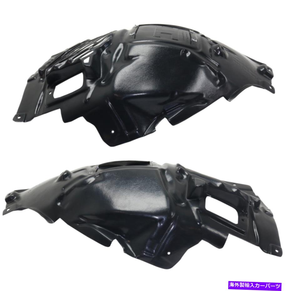 フェンダーライナー BMWペアの2つのフロントドライバーと助手席側LH RHの新しいフェンダーライナーセット New Fender Liners Set of 2 Front Driver & Passenger Side LH RH for BMW Pair【並行輸入品】