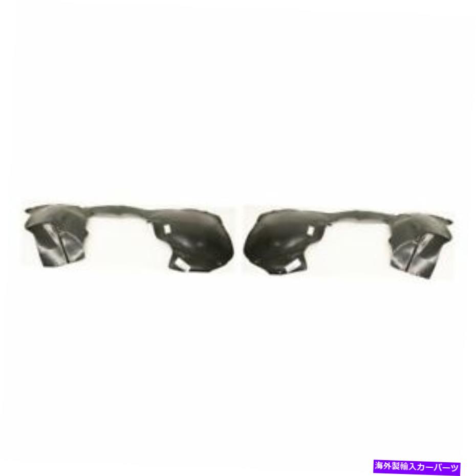 フェンダーライナー フロントドライバー +乗客フェンダーライナースプラッシュシールド2004-2008クライスラーパシフィカ Front Driver + Passenger Fender Liner Splash Shield 2004-2008 Chrysler Pacifica【並行輸入品】