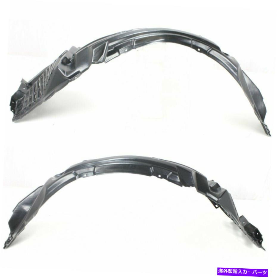 フェンダーライナー 2 LH＆RHサイドのフェンダーライナーフロントセットは、三菱ランサー進化モデルに適合します Fender Liner Front Set Of 2 LH & RH Side Fits Mitsubishi Lancer Evolution Models【並行輸入品】