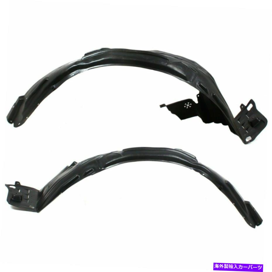 フェンダーライナー 2つの新しいセットフィットHonda Odyssey 2005-10 Front Left＆Right Sideフェンダーライナー New Set of 2 Fits HONDA ODYSSEY 2005-10 Front Left & Right Side Fender Liner【並行輸入品】