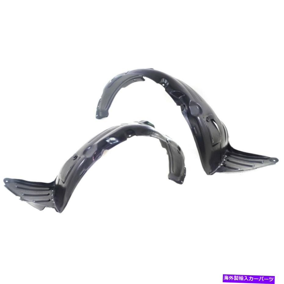 フェンダーライナー 2013-2016のフェンダーライナーセットヒュンダイジェネシスクーペフロント左と右2pc Fender Liner Set For 2013-2016 Hyundai Genesis Coupe Front Left and Right 2Pc【並行輸入品】